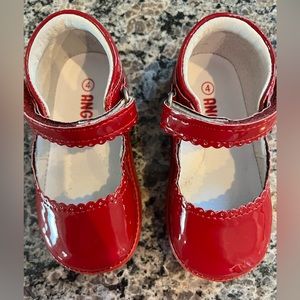 Lamour Angel red patent shoes